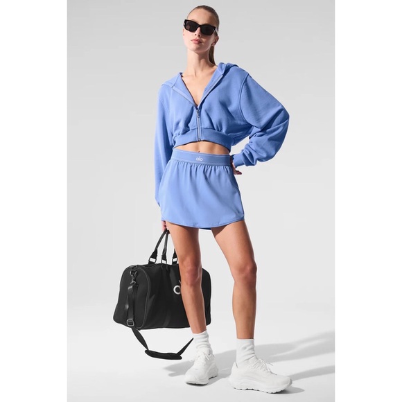 Alo Yoga Match Point Tennis Skirt Crystal Clear Blue M - Picture 12 of 16